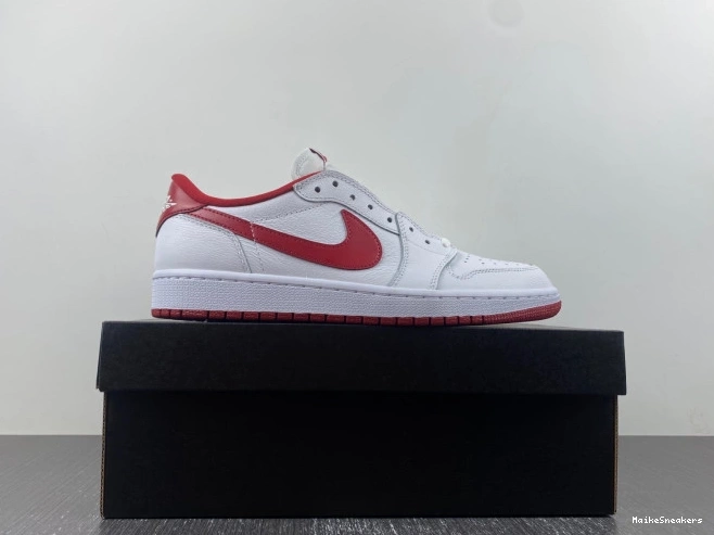 MaikeSneakers 1 Varsity White 705329-101 Jordan Low Red Retro 0711
